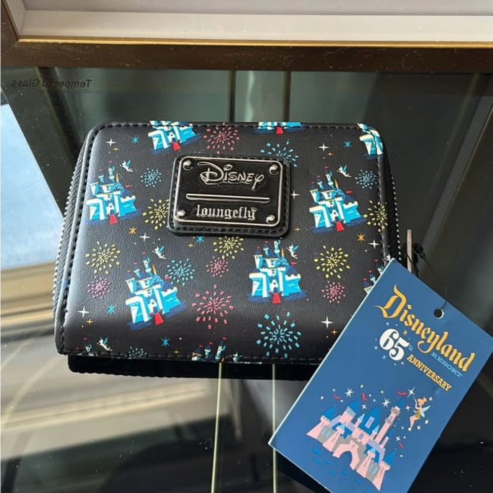 Disneyland Resort 65th anniversary Loungefly Wallet New